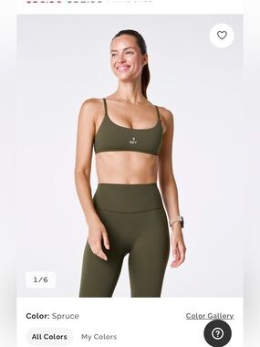 Figs x Set Active Breathe Base Bra